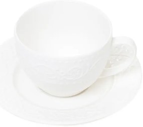 Šálka SYLIA s podšálkou, ornamenty SS23 844060 250 ml