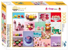 Brain Tree Puzzle Tortičky Cupcakes 1000 dielikov