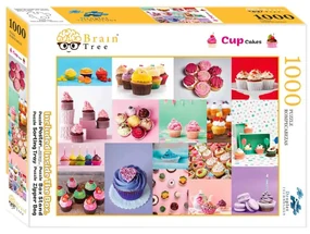 Brain Tree Puzzle Tortičky Cupcakes 1000 dielikov