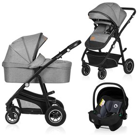 Lionelo - Kombinovaný kočík 3v1 BIANKA Grey Stone