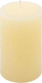 Krémová parafínová sviečka rustikálna 11,5 cm, 40h, sada 6ks