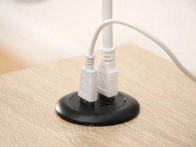 PC stolík Osto 120 (sonoma + biela). Vlastná spoľahlivá doprava až k Vám domov. 1109831
