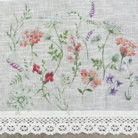 KRÁTKA ZÁCLONA NA PÁSKE SYLVIA 150X30 CM VIACFAREBNÁ