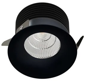 LED2 2150643 Zapustné bodové svietidlo SPOT C LED, 9W, 4000K, 820lm, 60°, IP44, čierna