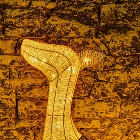 DECOLED Svetelný lapač LED, 150 cm, 140 teplých bielych LED diód