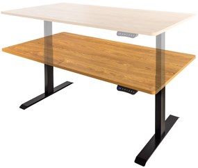 Výškovo nastaviteľný písací stôl Dubový stôl 160cm