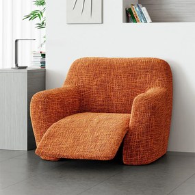 Bielastické poťahy GRAFITI NOVÉ tehlové relaxačné kreslo (š. 70 - 90 cm)