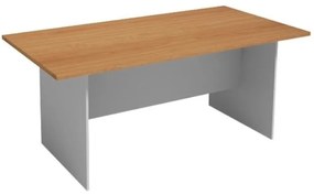 Rokovací stôl PRIMO GRAY, 1800 x 900 mm, sivá/buk