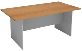 Rokovací stôl PRIMO GRAY, 1800 x 900 mm, sivá/buk