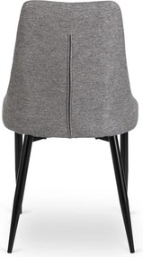 PROXIMA.store - Čalúnená jedálenská stolička CORK 2 FARBA: sivá