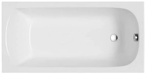 Polimat Classic Slim obdĺžniková vaňa slim 120x70 cm biela 00282