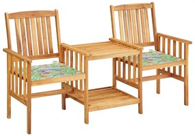 Záhradné stoličky so stolíkom a podložkami, akáciový masív 3061287
