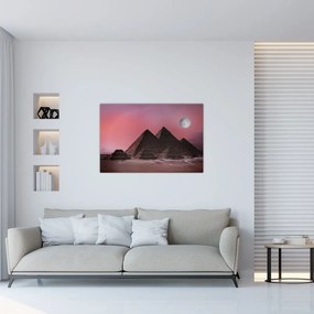 Obraz - Pyramídy Giza, Egypt (90x60 cm)