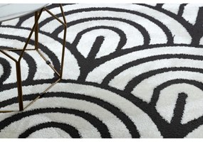 Kusový koberec Corylus krémovočierný 160x220cm