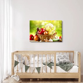 Obraz - Zelenina (90x60 cm)