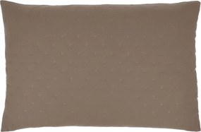 Mäkká hnedá obliečka na vankúš Aix Soft – 90*60 cm