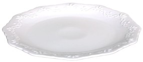 Chic Antique Porcelánový jedálenský tanier s čipkou Provence lace 27cm