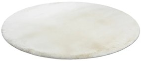 Koberec TEDDY NEW wool 45 krémový, kruh