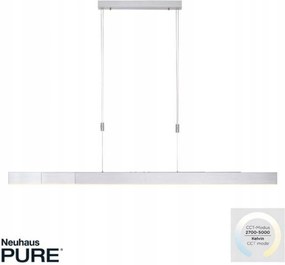 Paul Neuhaus Pure Moto e-SLIDE Led závesné svietidlo, el. nastaviteľná dĺžka