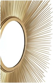 Nástenné zrkadlo Kare Design Sunbeam, ø 90 cm