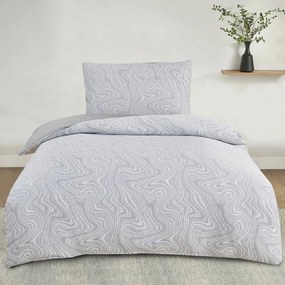 Žakárové obliečky Colorado sivá, 140 x 200 cm, 70 x 90 cm