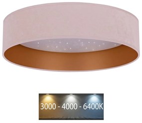 Brilagi - LED Stropné svietidlo VELVET STAR LED/24W/230V pr. 40 cm  ružová/zlatá