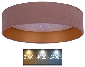 Brilagi - LED Stropné svietidlo VELVET STAR LED/24W/230V pr. 40 cm  ružová/zlatá