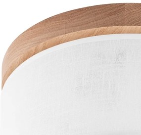 Brilagi - LED Stropné svietidlo BELLADONNA 1xE27/15W/230V pr. 30 cm biela/dub