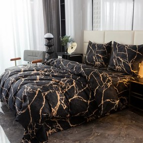 Obliečky z mikrovlákna OBSIDIAN čierne Rozmer obliečky: 70 x 80 cm | 140 x 200 cm
