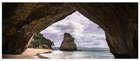 Obraz z jaskyne, Nový Zéland (120x50 cm)