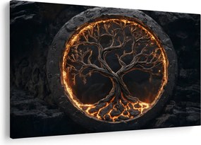 Obraz – Strom života v láve I. (90x60 cm)
