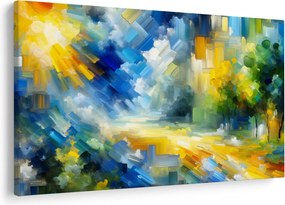 Obraz - Abstraktný slnečný deň (90x60 cm)
