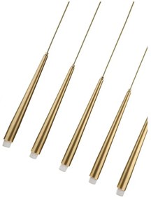 Závesné svietidlo v zlatej farbe Agusta – Squid Lighting