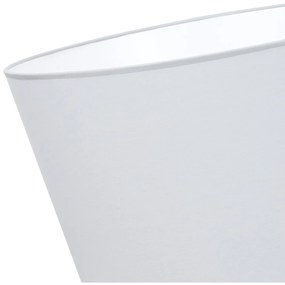 Závesné svietidlo Gaja, 1x svetlosivé textilné tienidlo, (fi 44cm), w