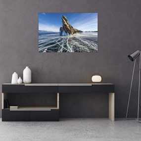 Obraz ľadovej skaly (90x60 cm)