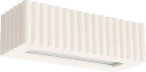 Nástenné svietidlo Rigata, 1x béžové keramické tienidlo