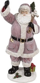 Dekorácia figúrka Santa s vrecom darčekov - 24*19*43 cm