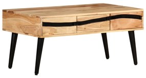 Konferenčný stolík 88x50x42 cm masívne akáciové drevo