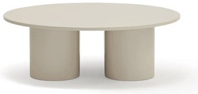 Krémovobiely konferenčný stolík 110x111 cm Totem – Teulat