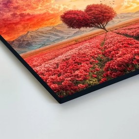 DUBLEZ | Romantický obraz - Strom v tvare srdca