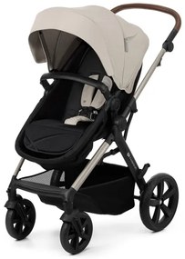 KINDERKRAFT-Kombinovaný kočík 3v1 MOOV 2 Moonlight grey + autosedačka MINK PRO