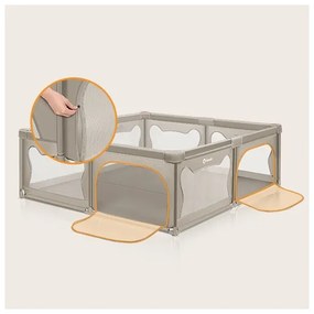 Lionelo - Hracia ohrádka WILLOW XL béžová