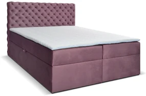 Manželská posteľ Boxspring 140 cm Orimis (ružová). Akcia -20%. Vlastná spoľahlivá doprava až k Vám domov. 1033229