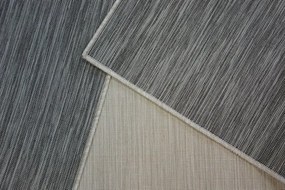 Exteriérový Obojstranný Koberec SIZAL DOUBLE 29201/095 melanž grafit/melanž béž
