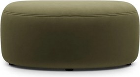 Zelená zamatová podnožka Kate – Micadoni