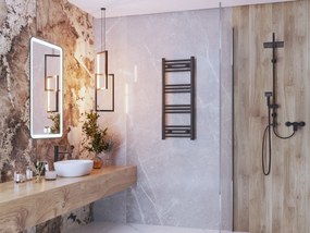 Gamma Erga Basic, vykurovacie teleso 1000x400 mm, 328 W, čierna, ERG-LAV-BASIC-10040-BK