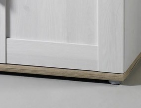 Komoda Romance, smrekovec/dub