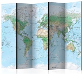 Artgeist Paraván - World Map [Room Dividers]
