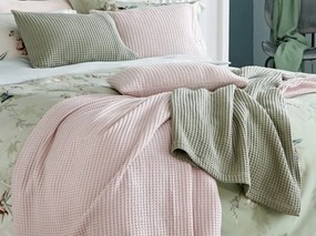 Vandyck Luxusný prehoz na posteľ Home Piqué waffle Light Olive - 270x250 cm