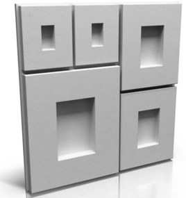 Sadrový dekor Portland 3D